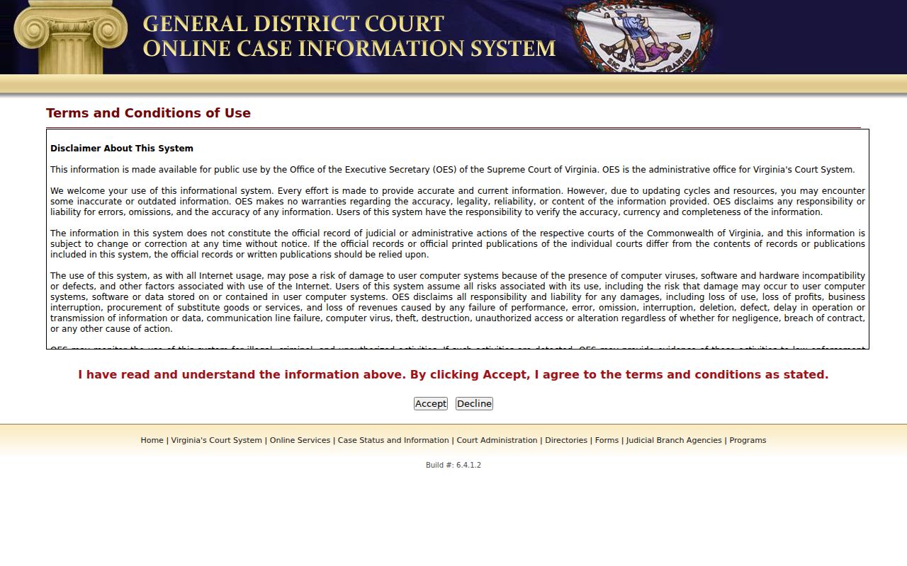 Annandale residents directory Virginia General District Court search